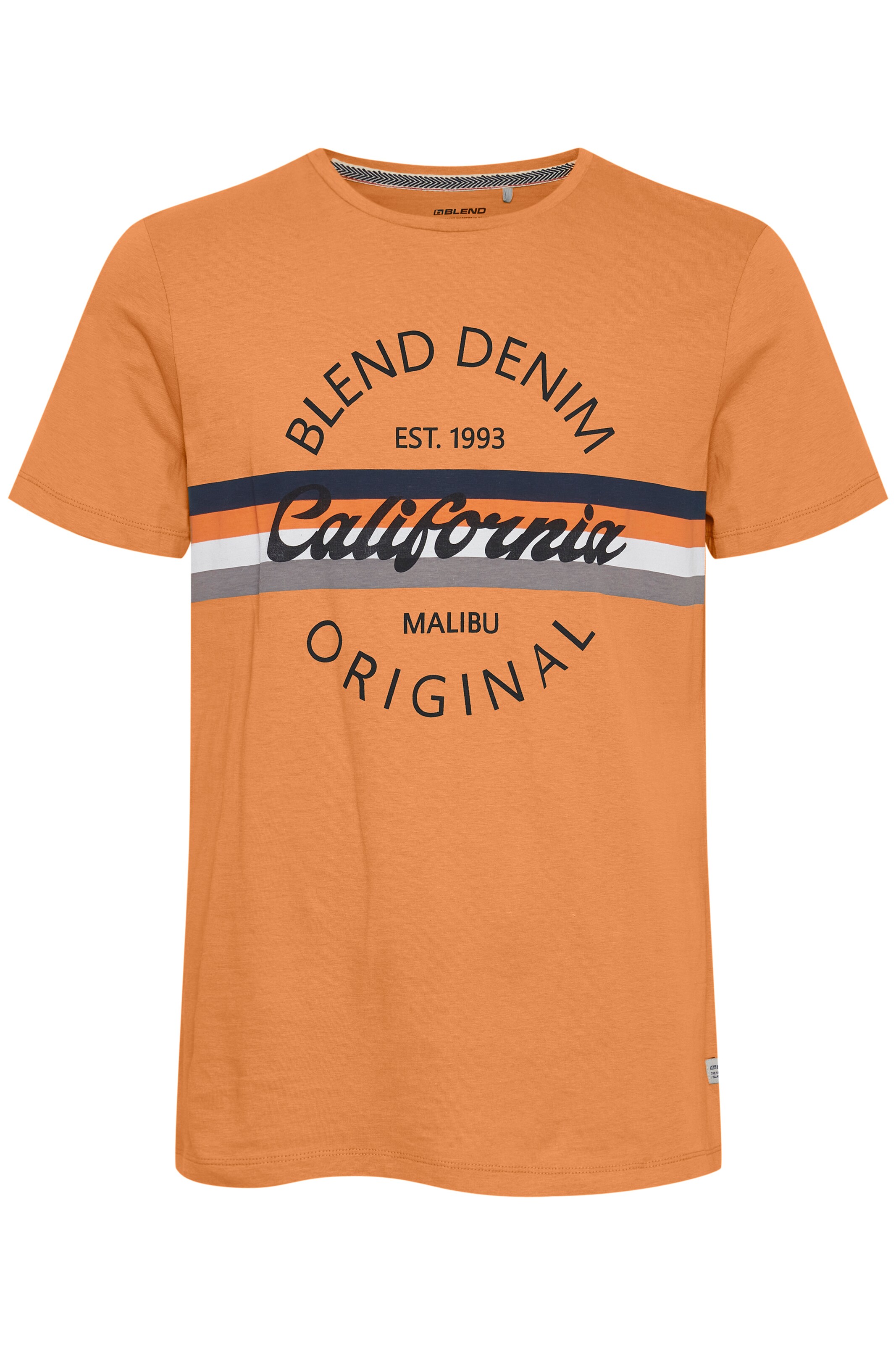 T-Shirt 'ADAMUS' BLEND en orange : devant