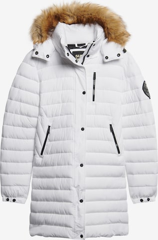 Superdry Zimska jakna 'Fuji' | bela barva: sprednja stran