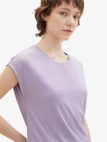 T-shirt TOM TAILOR DENIM en violet