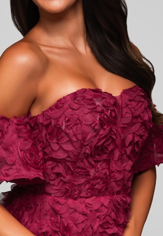 Ombre Evening dress in Red