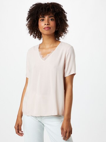 VERO MODA Shirt 'Nads' in Beige: voorkant