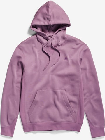G-STAR Sweatshirt 'Premium Core' in Purple: front