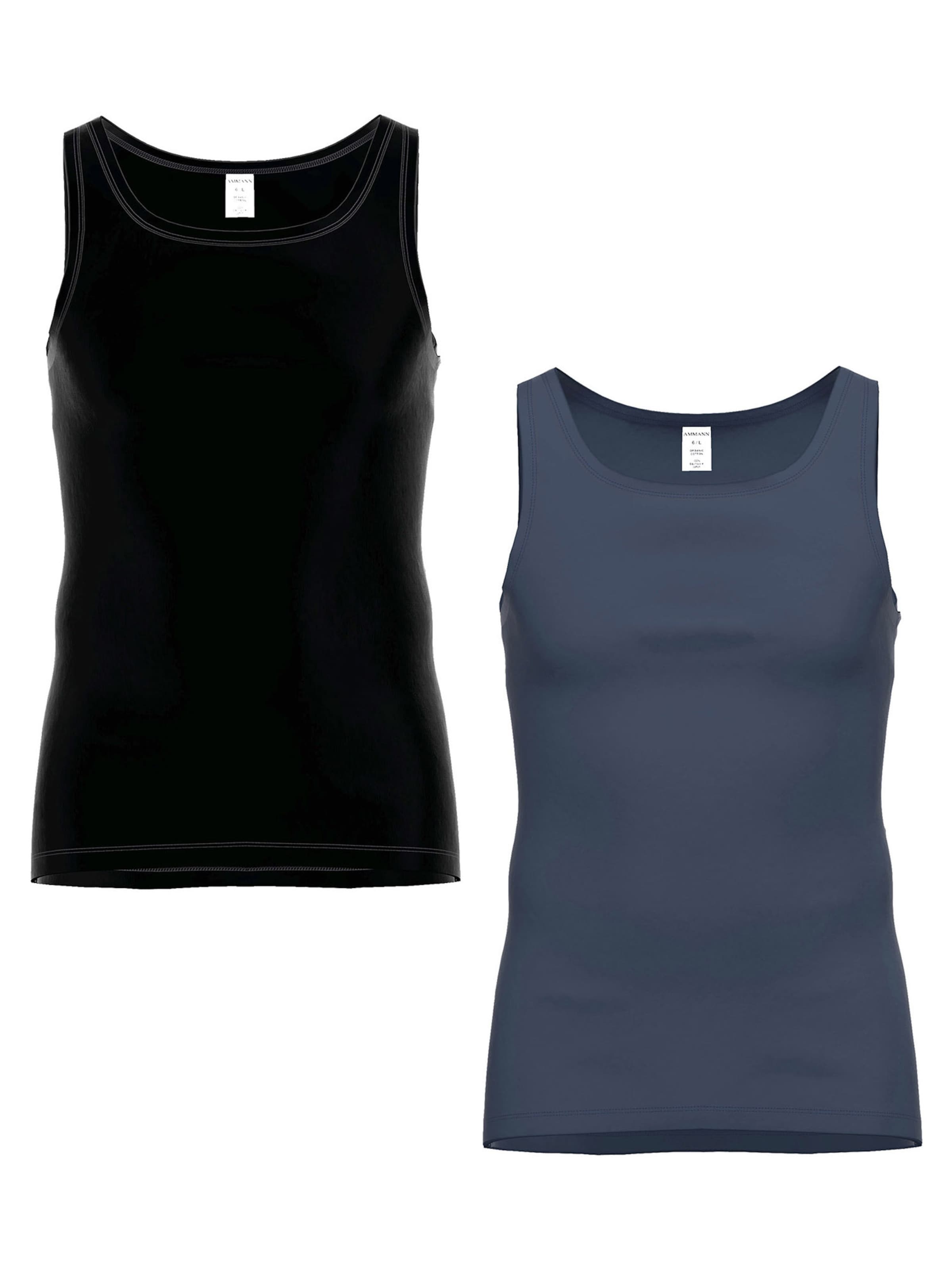 Maillot de corps ' 181 Feinripp ' Ammann en bleu : devant