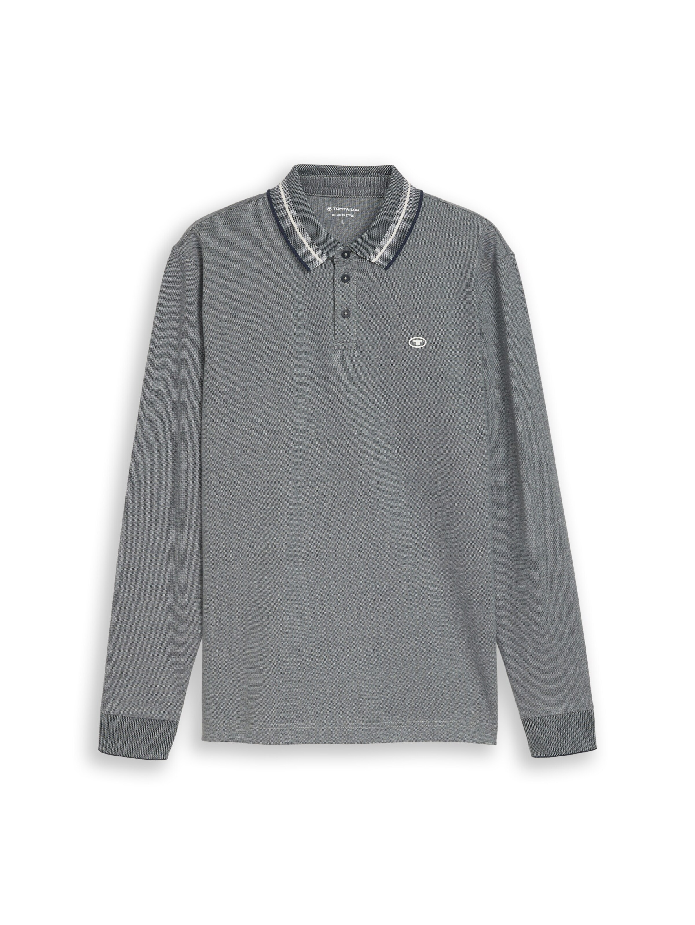 TOM TAILOR Shirt in Blauw: voorkant
