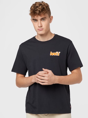 LEVI'S ® Shirt 'Relaxed Fit Tee' in Black: front