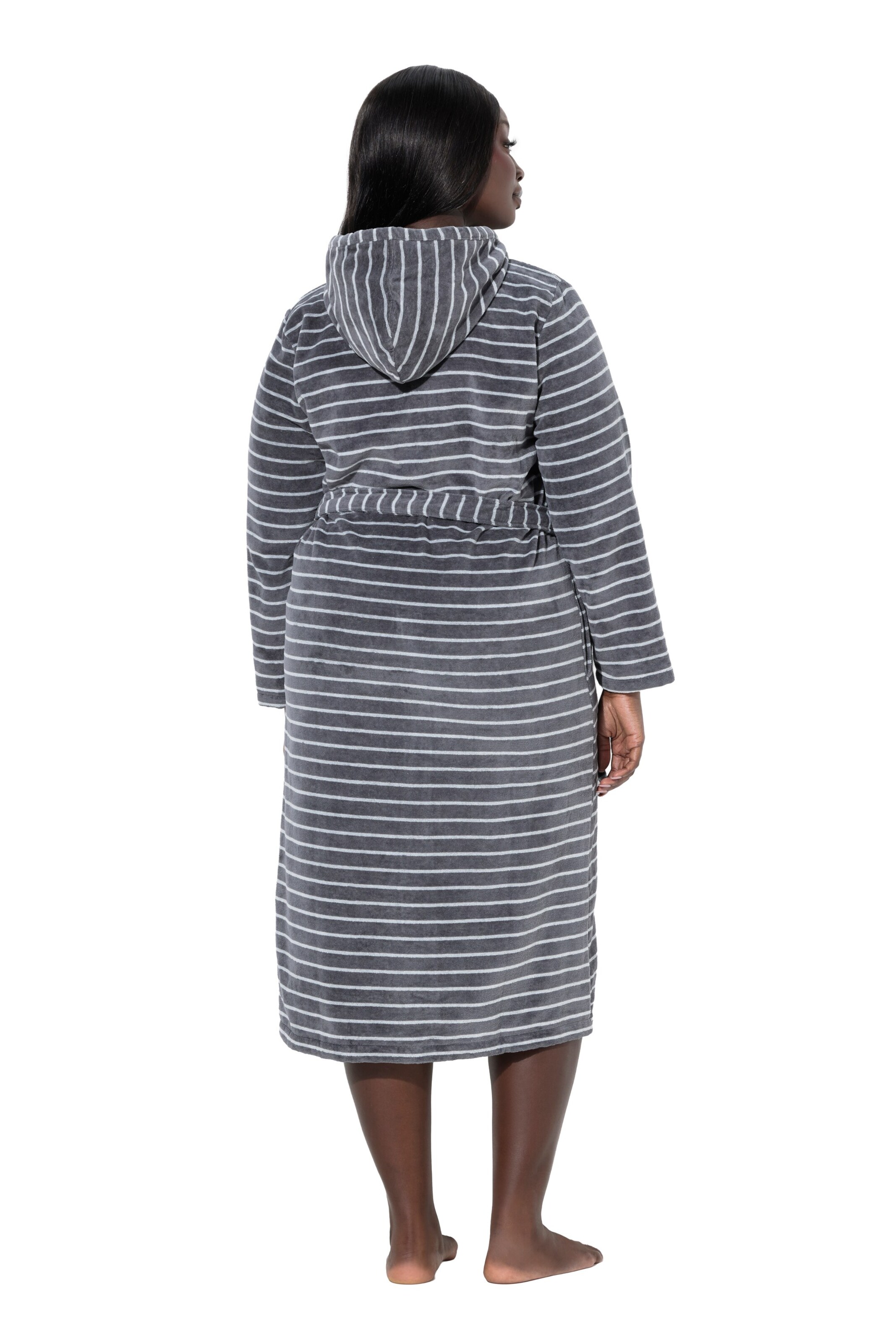 Ulla Popken Bathrobe long in Grey