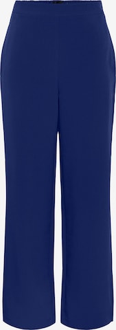 Wide Leg Pantalon 'PCBOZZY' PIECES en bleu : devant