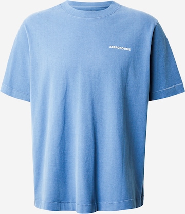 Abercrombie & Fitch Тениска в синьо: отпред