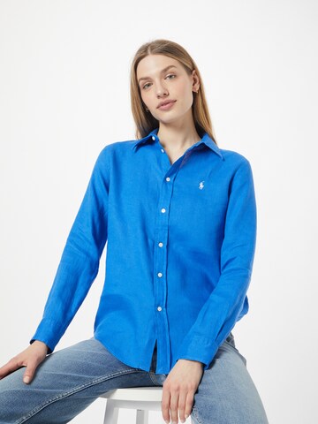 Polo Ralph Lauren Bluse i blå: forside