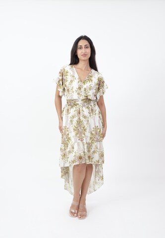 Robe Elara en vert : devant