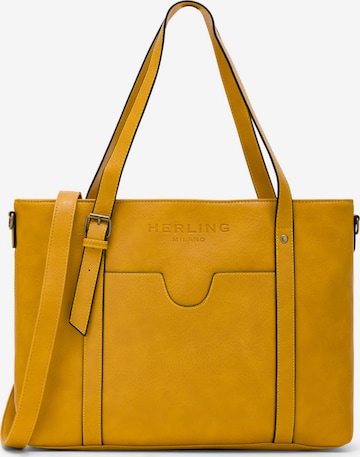 Herling Shopper 'Occam' in Gelb: Vorderseite