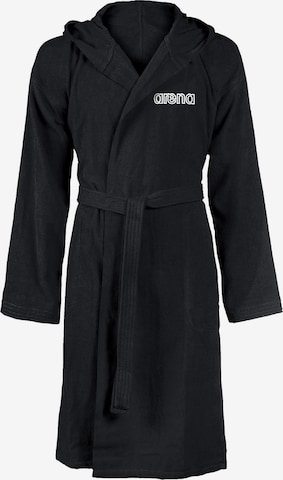 ARENA Short Bathrobe 'ZEPPELIN LIGHT' in Grey: front