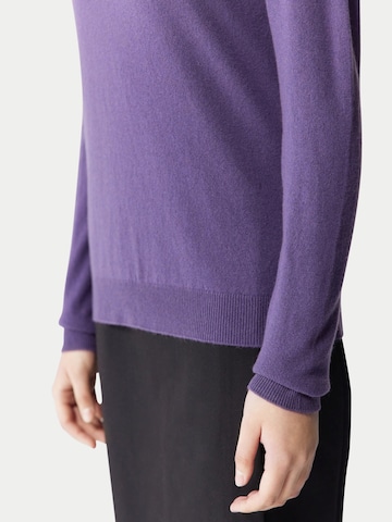 GOBI Cashmere Neulepaita 'Women's Essential Cashmere Crewneck Sweater' värissä lila