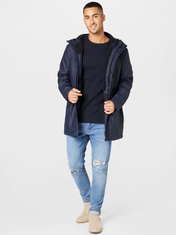 Ragwear Between-Seasons Parka 'BIVOY' in Blue