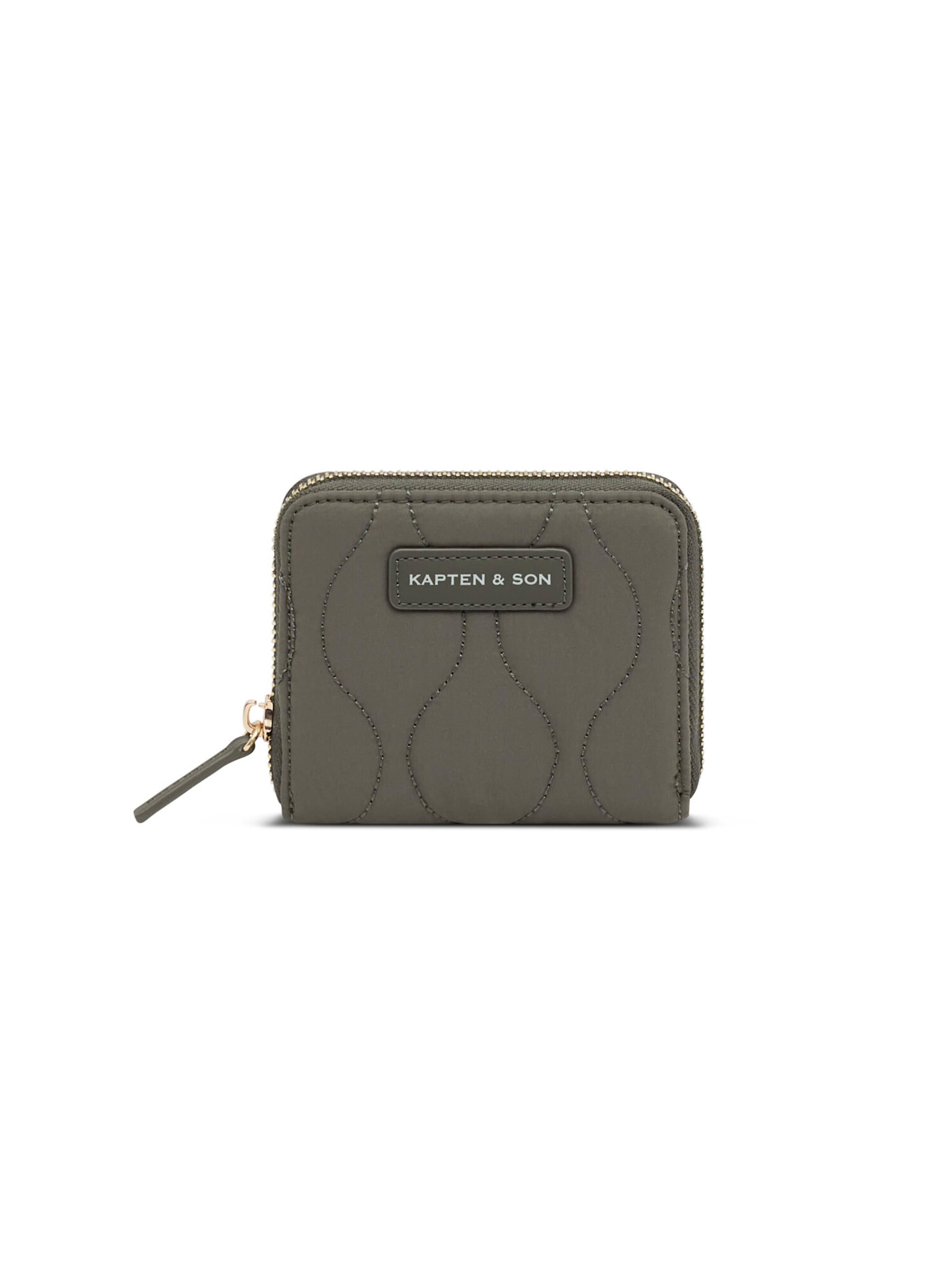 Kapten & Son Wallet 'Louvre Cloud Small' in Green: front
