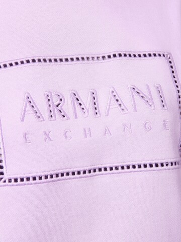 ARMANI EXCHANGE Sweatshirt in Lila