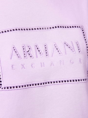 ARMANI EXCHANGE Sweatshirt in Purple
