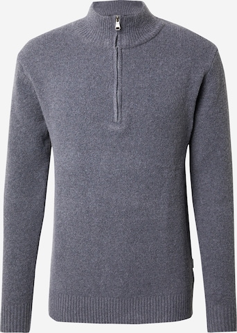 INDICODE JEANS Pullover 'Lokant' i grå: forside