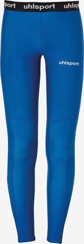 UHLSPORT Regular Workout Pants in Blue: front