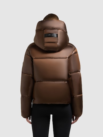 khujo Zimná bunda 'Luna' - Hnedá
