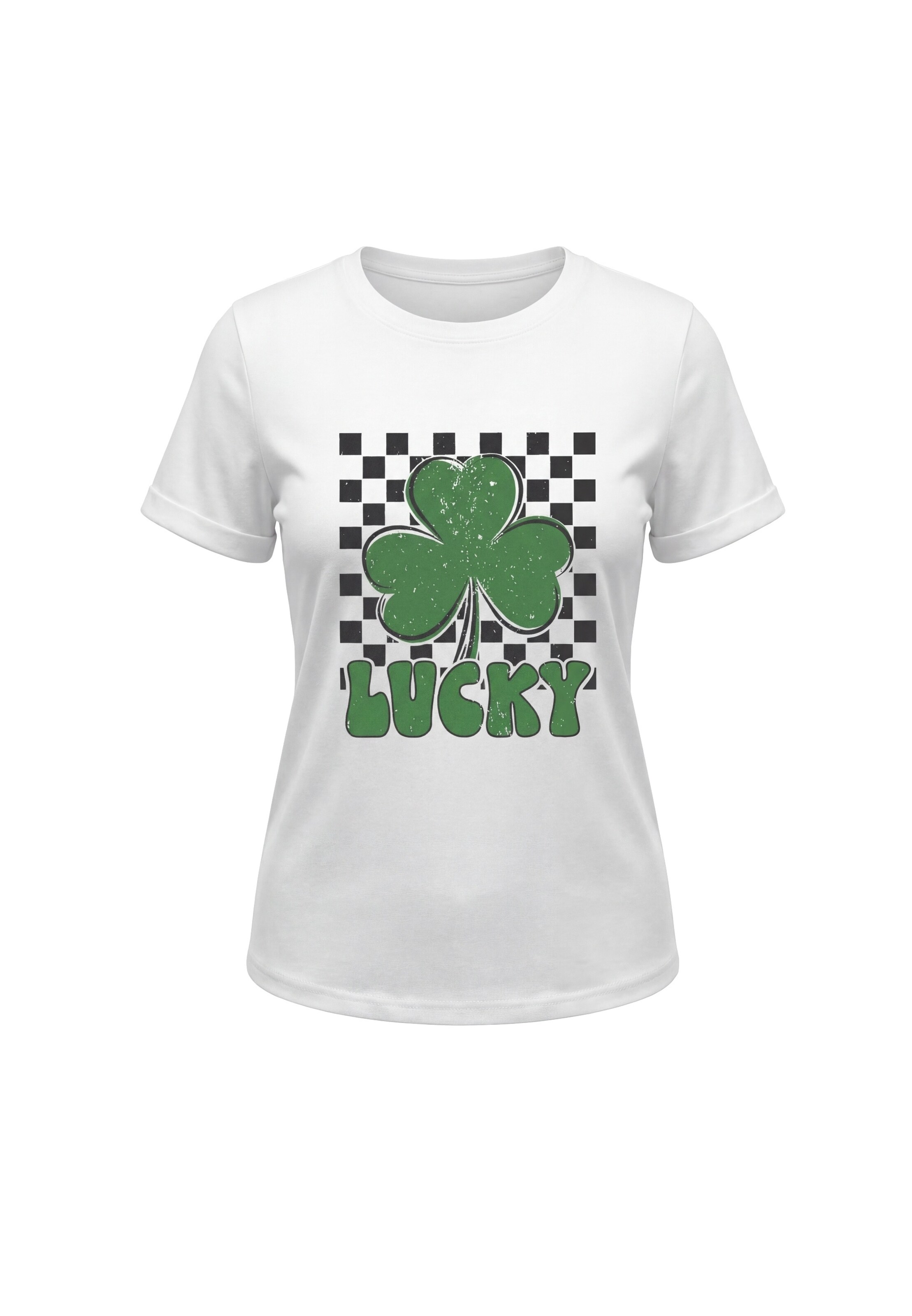 usha FESTIVAL Shirt 'Irish' in Wit: voorkant