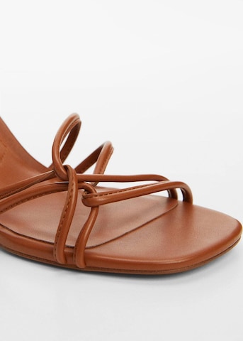 MANGO Strap Sandals ' luan1' in Brown