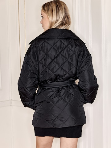 Ema Louise x ABOUT YOU Between-Season Jacket 'Livina' in Black