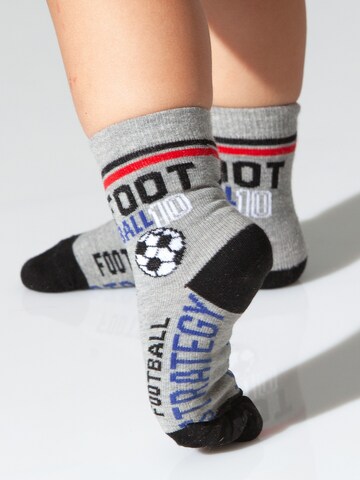 Cotton Prime Socken 'Fußball' in Grau