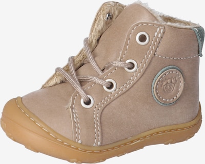 Pirmieji vaiko vaikščiojimo bateliai 'GEORGIE' iš PEPINO by RICOSTA, spalva – rusvai žalia / benzino spalva, Prekių apžvalga