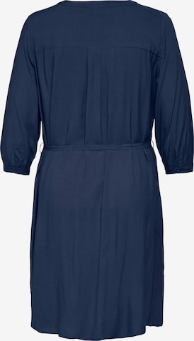 ONLY Carmakoma Shirt Dress in Blue