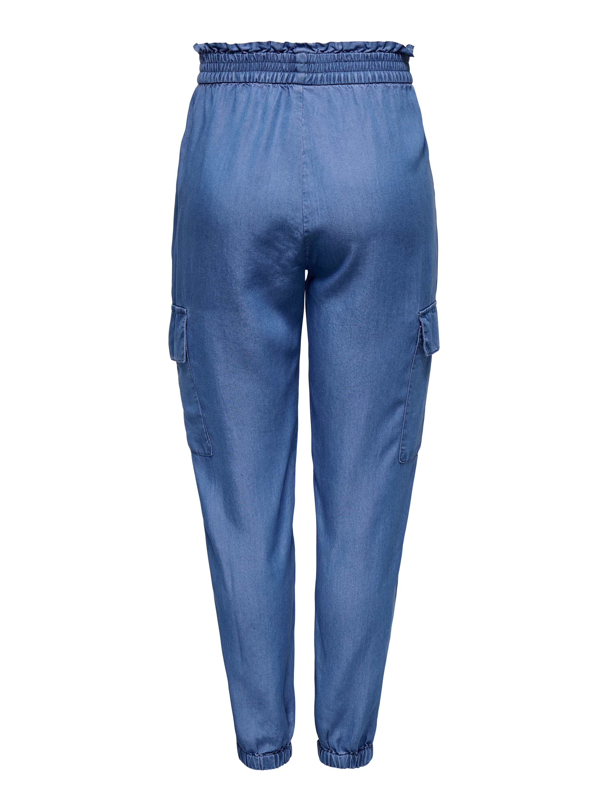ONLY Tapered Cargo Pants 'ONLCHARIS' in Blue