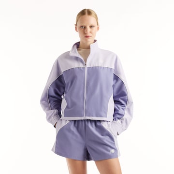 new balance Jacke 'Trackside' in Lila: Vorderseite