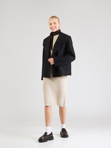 s.Oliver Трикотажное платье в Бежевый