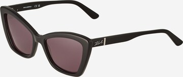 Lunettes de soleil Karl Lagerfeld en noir : devant