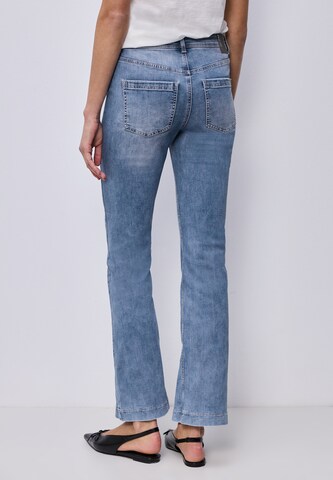 STREET ONE Boot cut Jeans 'Blair' in Blue
