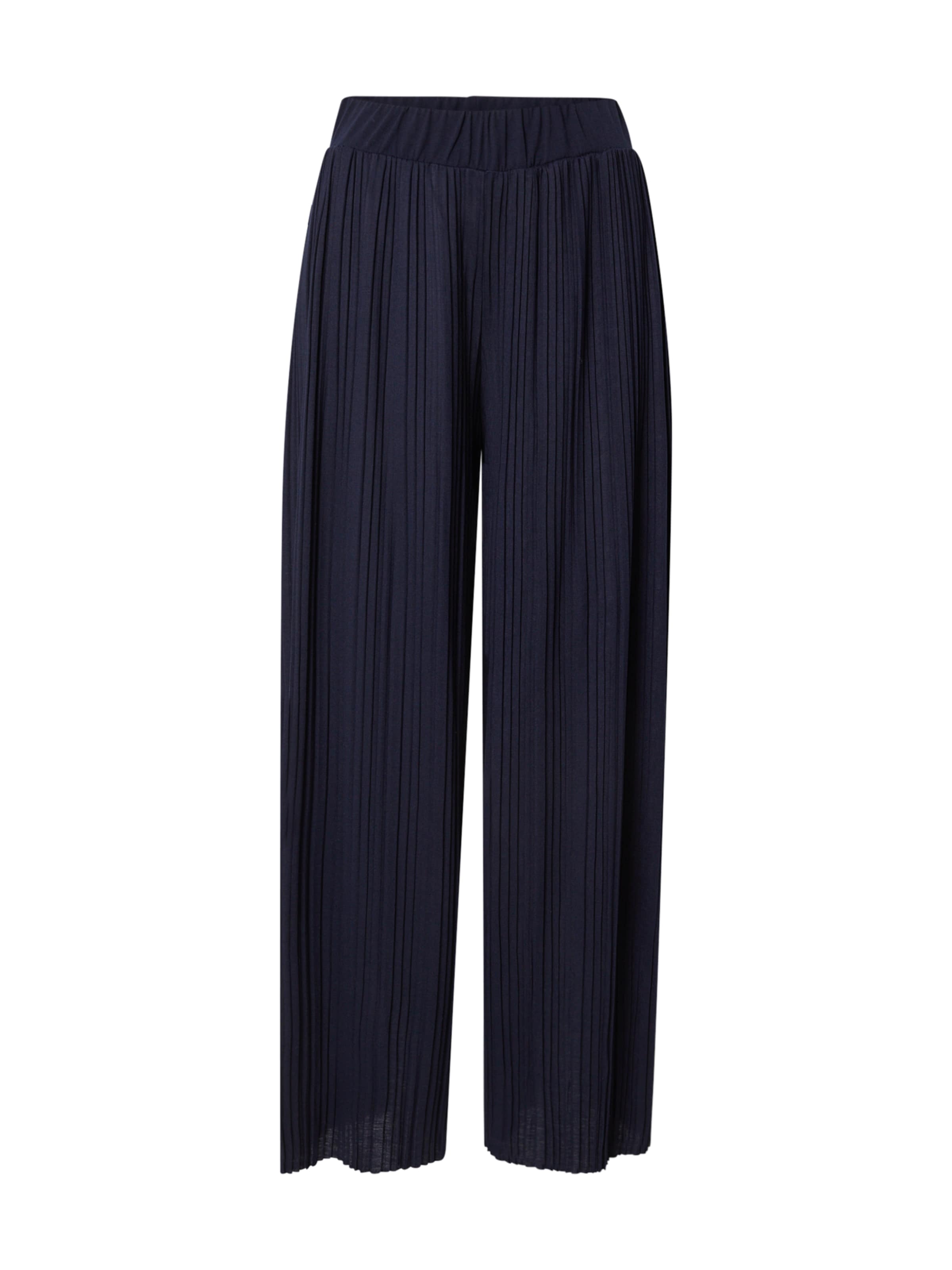 Hailys Wide Leg Hose 'Ti44mber' in Blau: Vorderseite