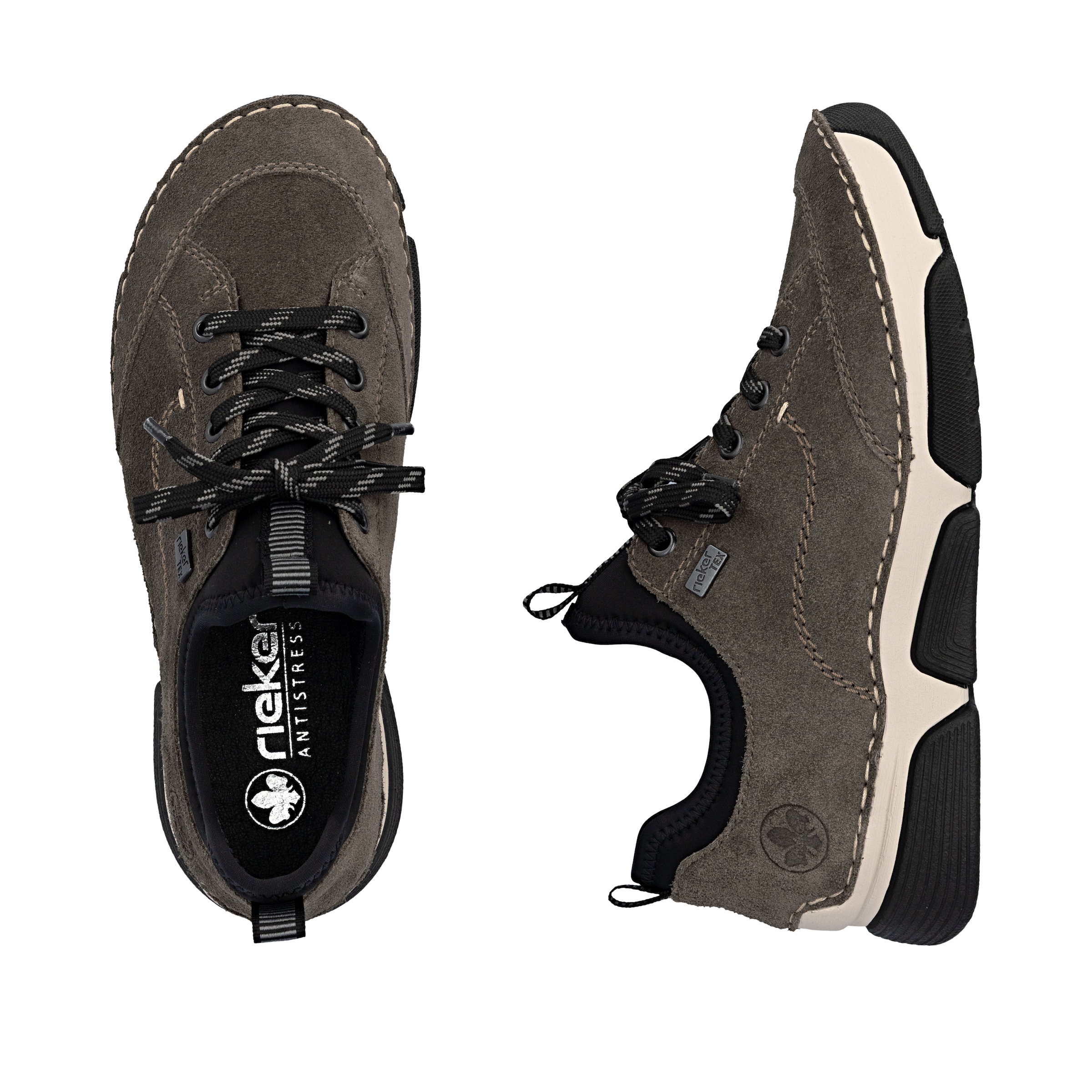Rieker Slip-Ons in Grey