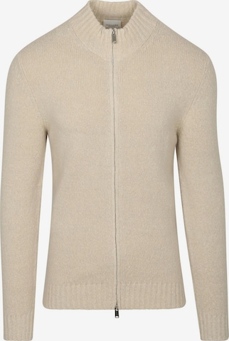 Vestes en maille Profuomo en beige : devant