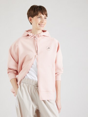 ADIDAS BY STELLA MCCARTNEY Bluza rozpinana sportowa w kolorze różowy: przód