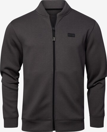Hero Sweatjacke 'Spencer' in Grau: Vorderseite