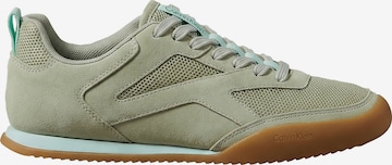 Baskets basses Calvin Klein en vert : devant