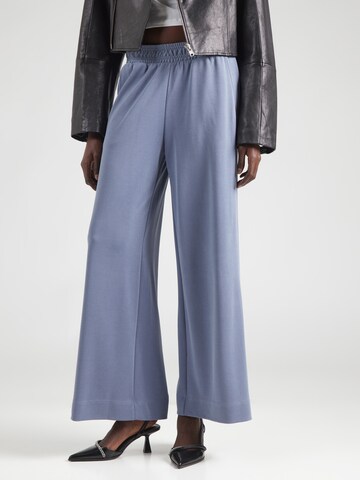Wide leg Pantaloni 'Asaka' di mbym in blu: frontale