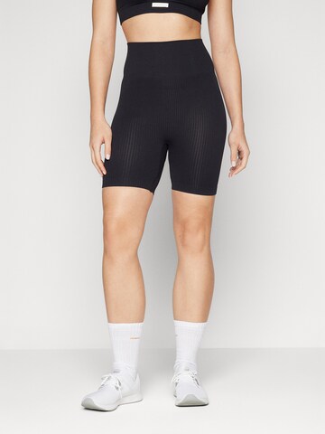 juoda BJÖRN BORG Siauras Sportinės kelnės 'Studio': priekis