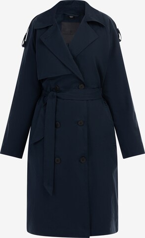 DreiMaster Klassik Between-seasons coat in Blue: front