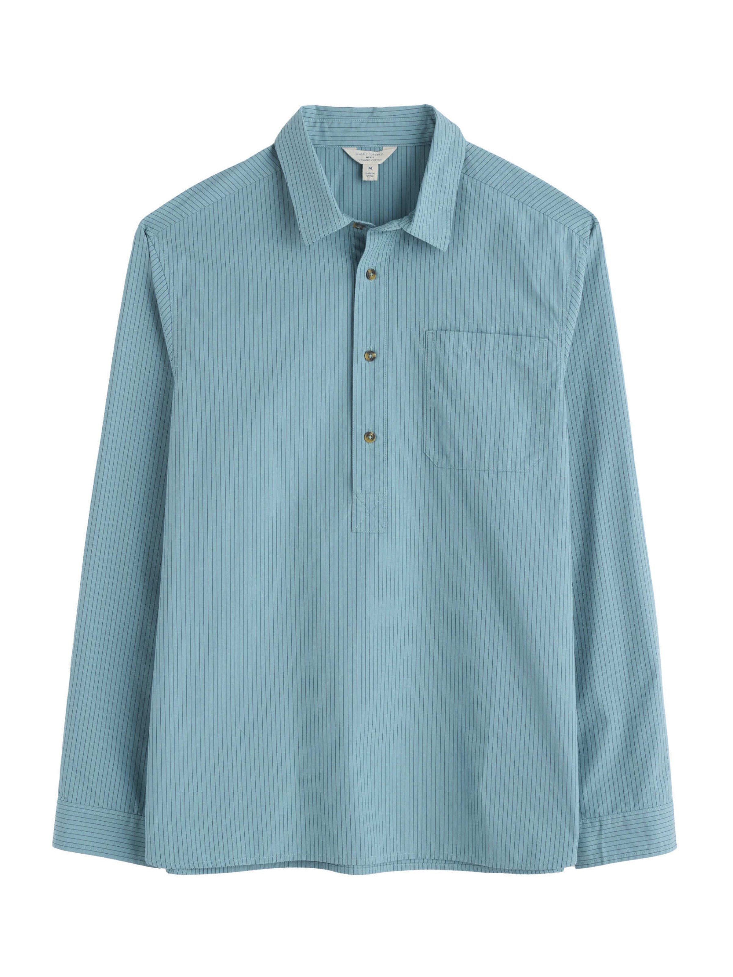 Seasalt Cornwall Regular Fit Hemd 'Trevallack' in Blau: Vorderseite