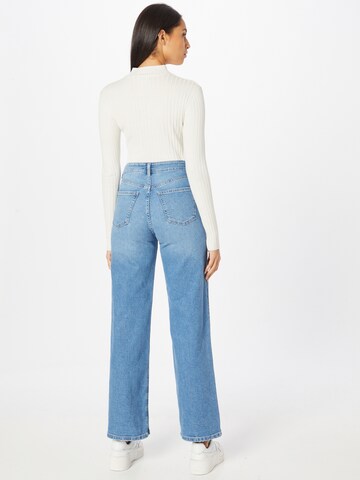 Wide leg Jeans de la Tally Weijl pe albastru