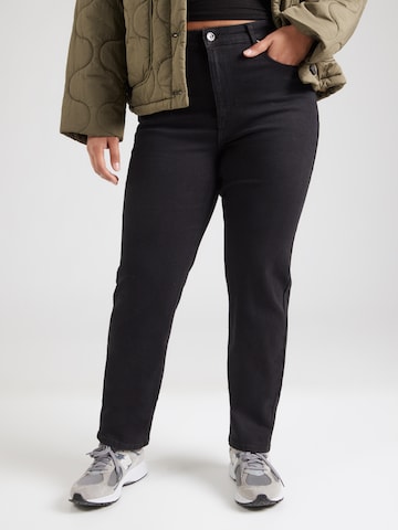 ONLY Carmakoma regular Jeans 'CARCRUZ' i sort: forside