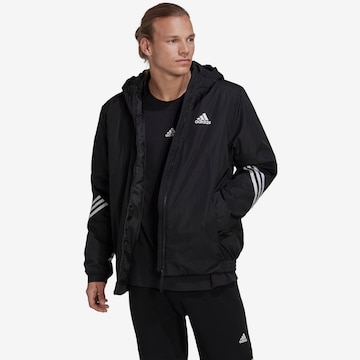 ADIDAS SPORTSWEAR Zunanja jakna 'Back To ' | črna barva: sprednja stran