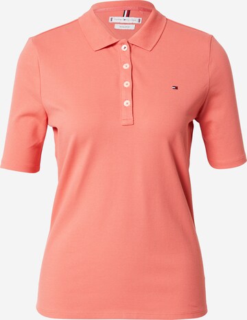 T-shirt TOMMY HILFIGER en orange : devant