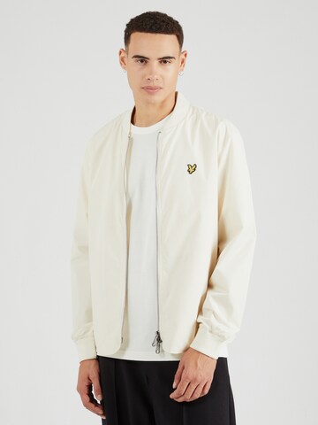 bēšs Lyle & Scott Starpsezonu jaka: no priekšpuses